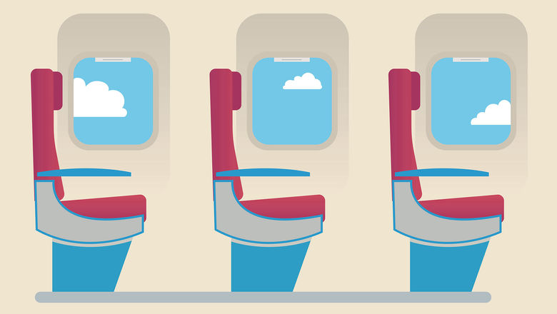 airplane seat clipart