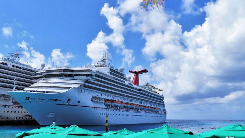 The Carnival Sunshine. Cruise stocks tumbled yesterday after Carnival Corp. said in a 10K filing that bookings for the second half of 2022 were "dampening."