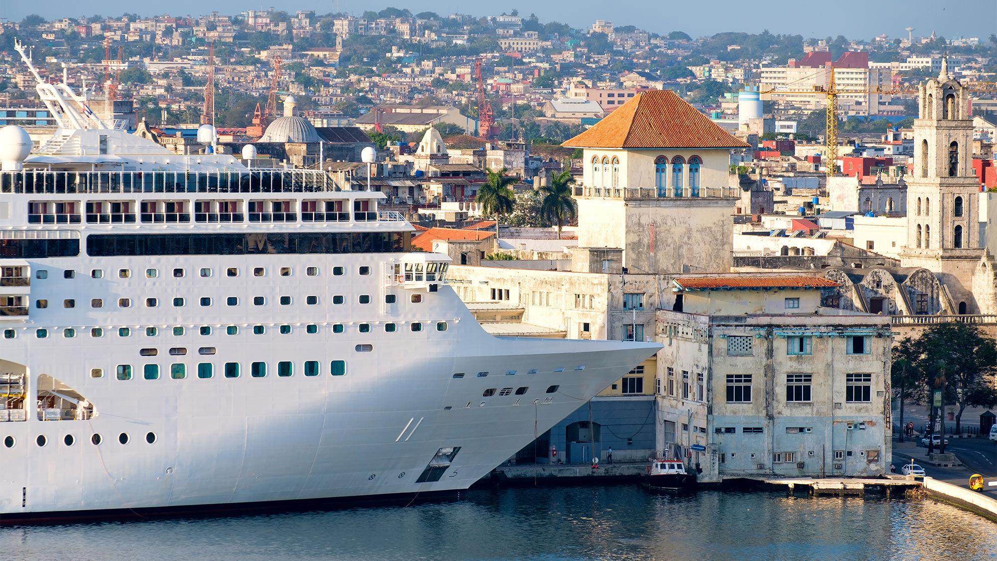 "It will be while before we can actually invest in developing [Cuba] port infrastructure," Carnival Corp. CEO Arnold Donald said.
