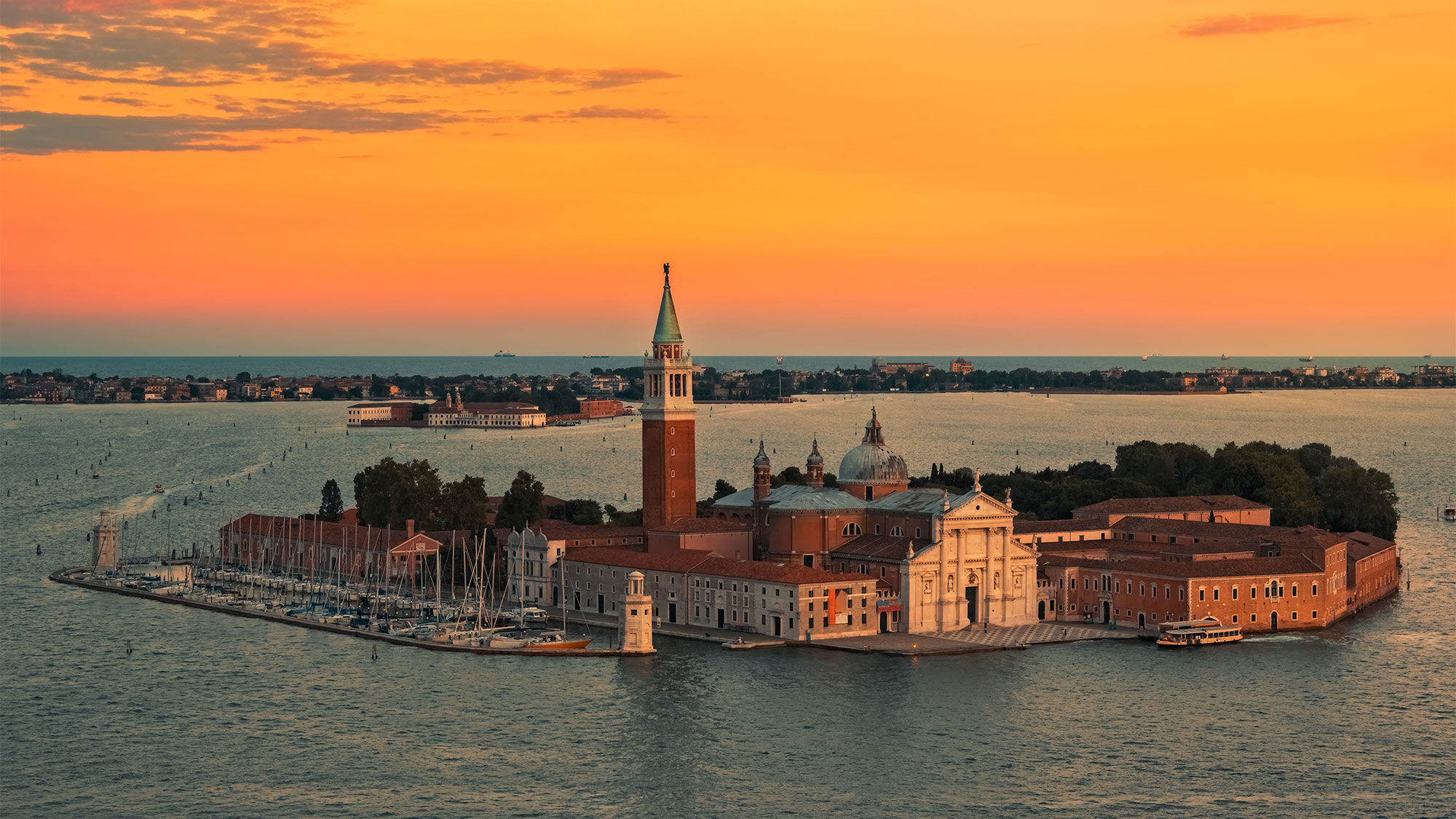 Italy is Travel Leaders Group's most popular luxury travel destination. Pictured, San Giorgio Maggiore in Venice.
