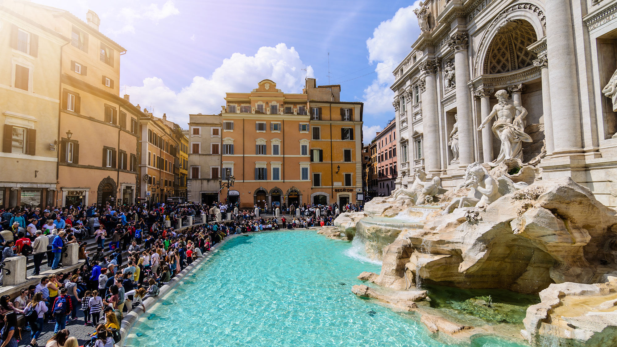 Rome's Trevi Fountain, prior to the pandemic. Italy is welcoming U.S. tourists again on approved "quarantine-free" flights.