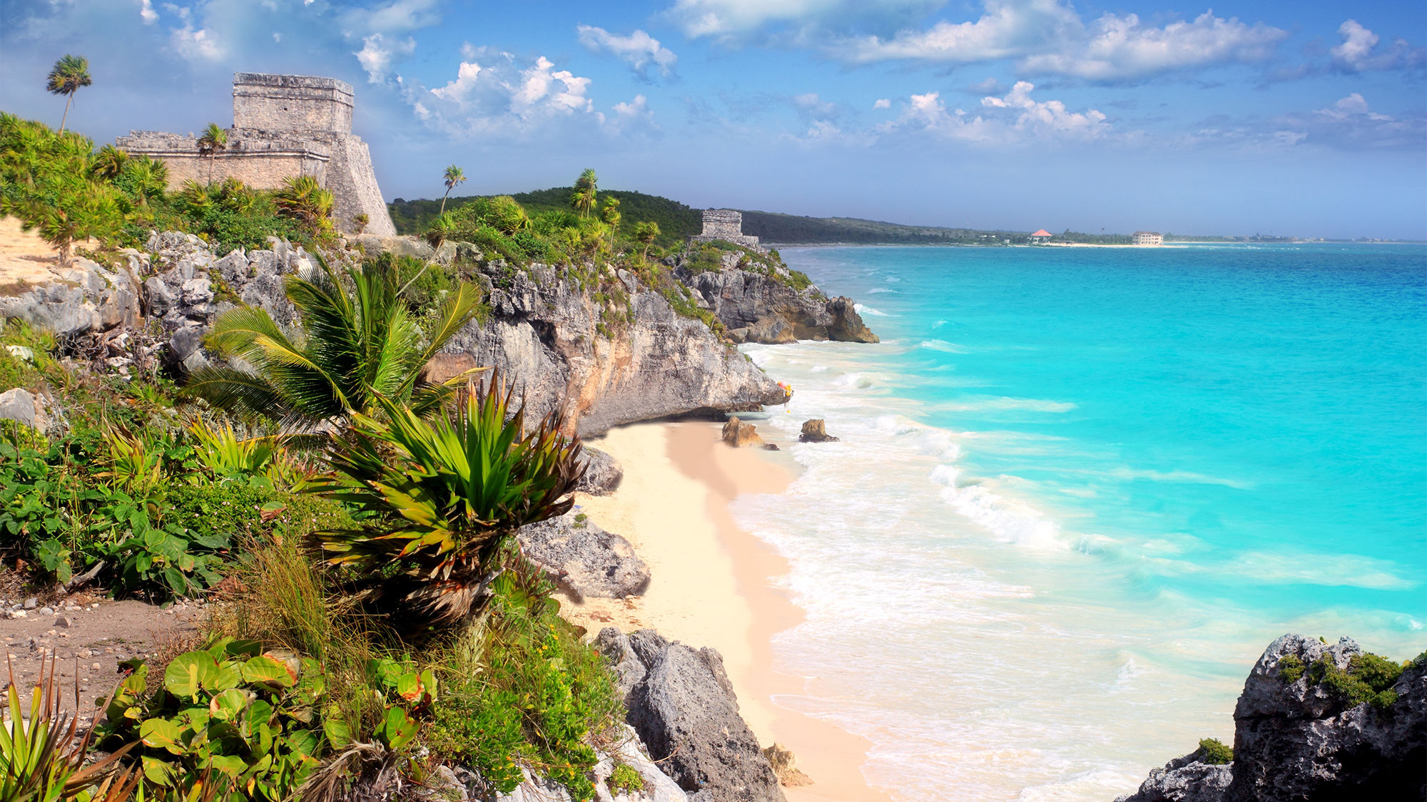 Mayan ruins in Tulum, Mexico.