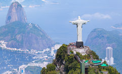 The Christ the Redeemer statue in Rio de Janeiro. The Rio Convention & Visitors Bureau (CVB) joined the USTOA in August as an Associate Member to promote and incentivize travel to the South American destination in the U.S.