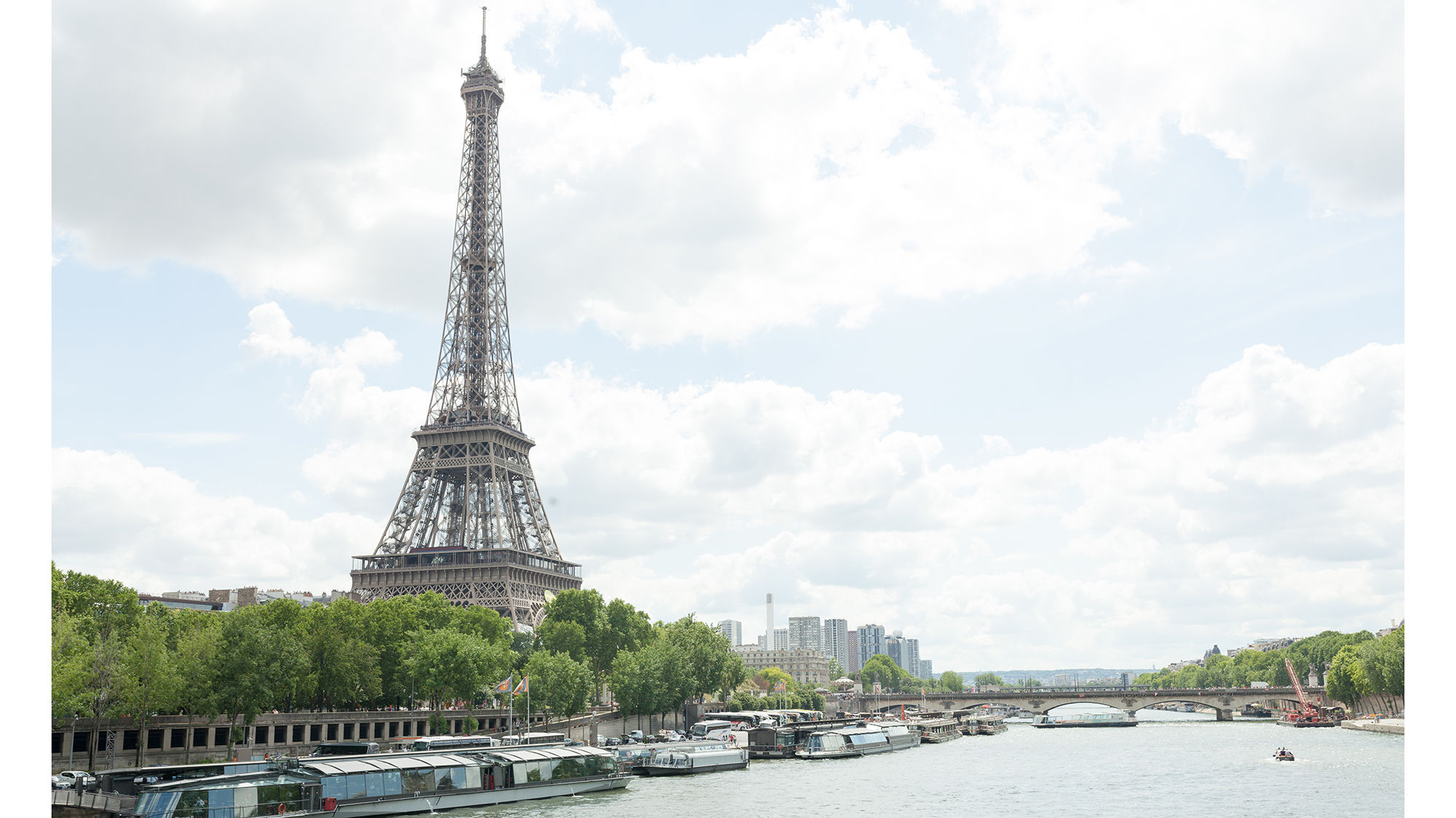 Air France's new safety video is set in iconic locations in France, such as the Eiffel Tower.