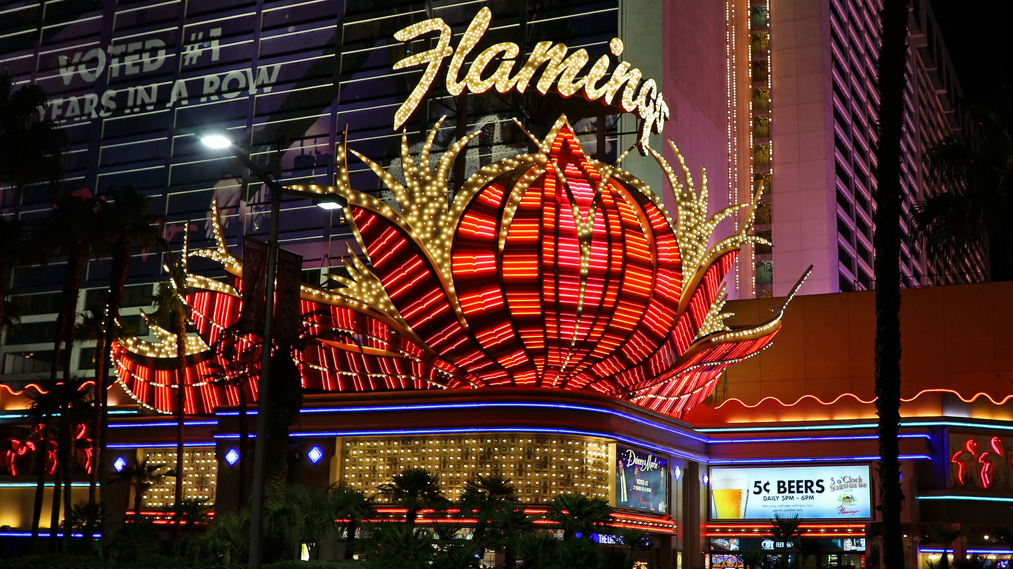 Caesars Entertainment to license four brands, including Flamingo