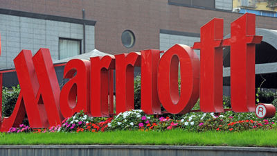 Marriott International reported net income of $584 million in Q3.