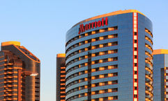 The Marriott Marquis San Diego Marina. Marriott International posted Q3 global RevPAR growth of 0.5%, hampered by a 0.4% RevPAR decline in the U.S. and Canada.