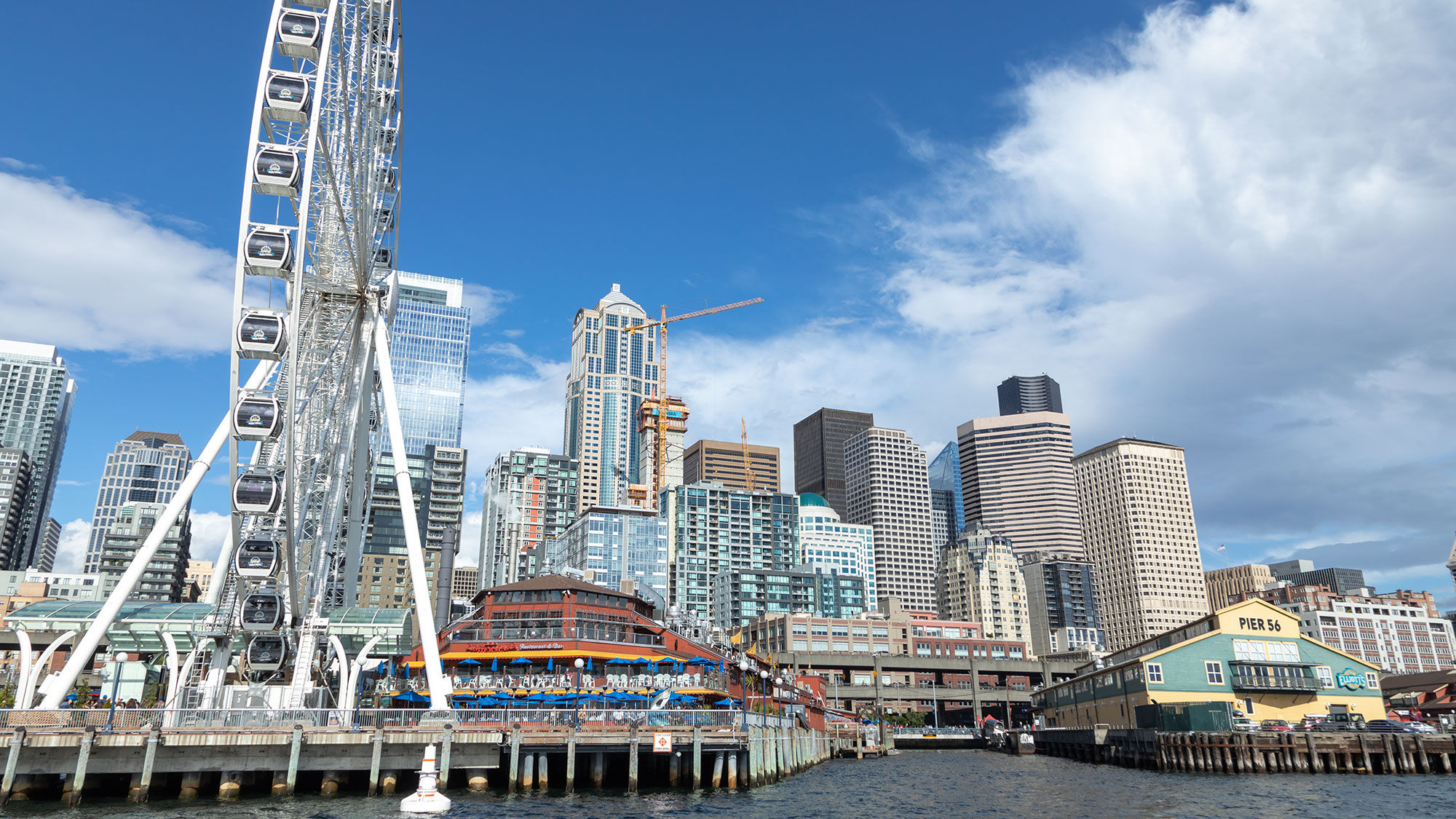 The downtown Seattle waterfront.