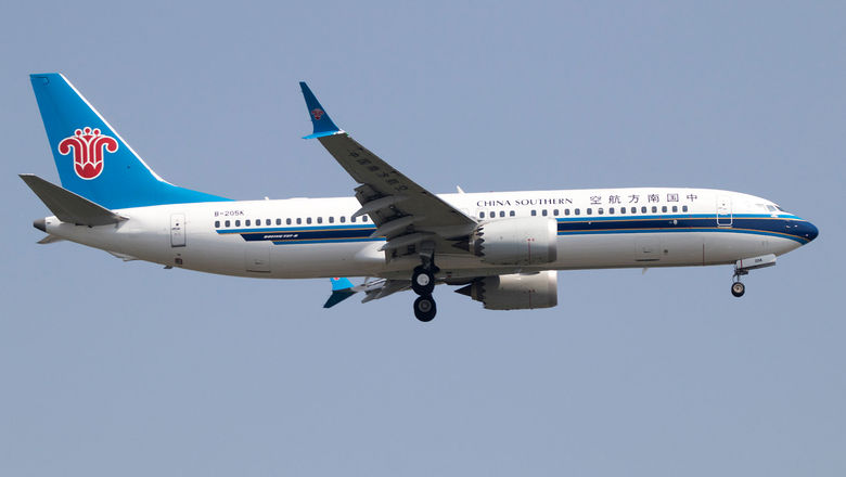 A China Southern plane. DOT suspensions will affect flights by Air China, China Eastern, China Southern and Xiamen Airlines.
