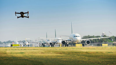 Drones pose a danger to commercial and private aviation, with a primary worry being the possibility of collisions.