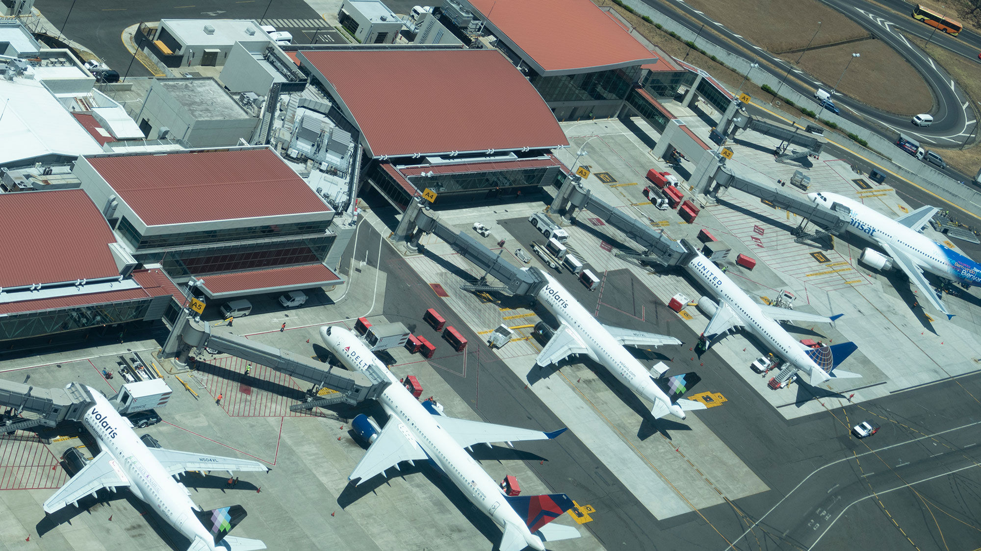 Juan Santamaria International Airport in Costa Rica.