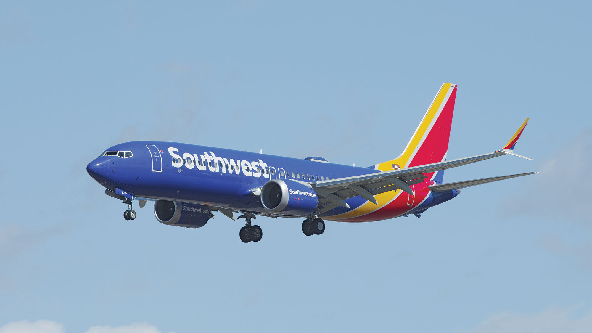 A Southwest Boeing 737 Max in 2019.