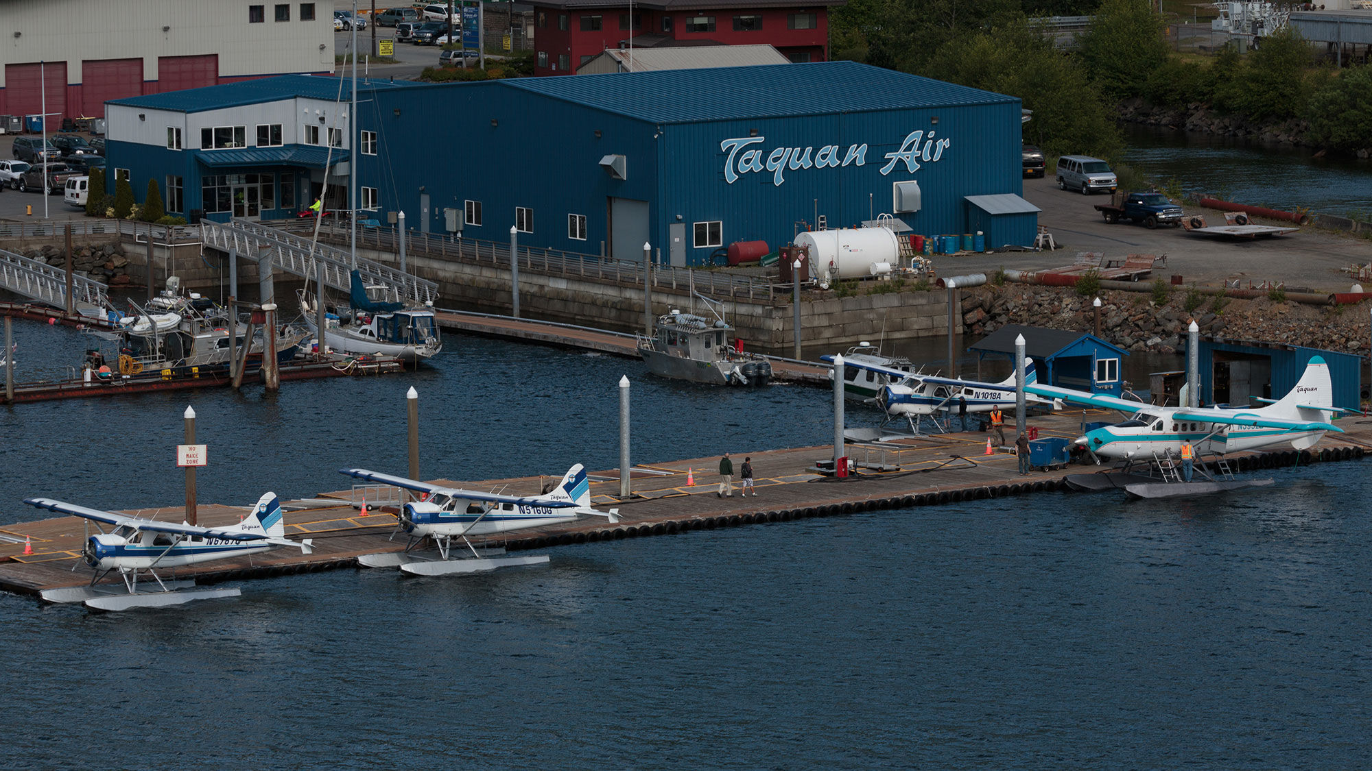 A 2016 photo of Taquan Air's terminal in Ketchikan, Alaska.