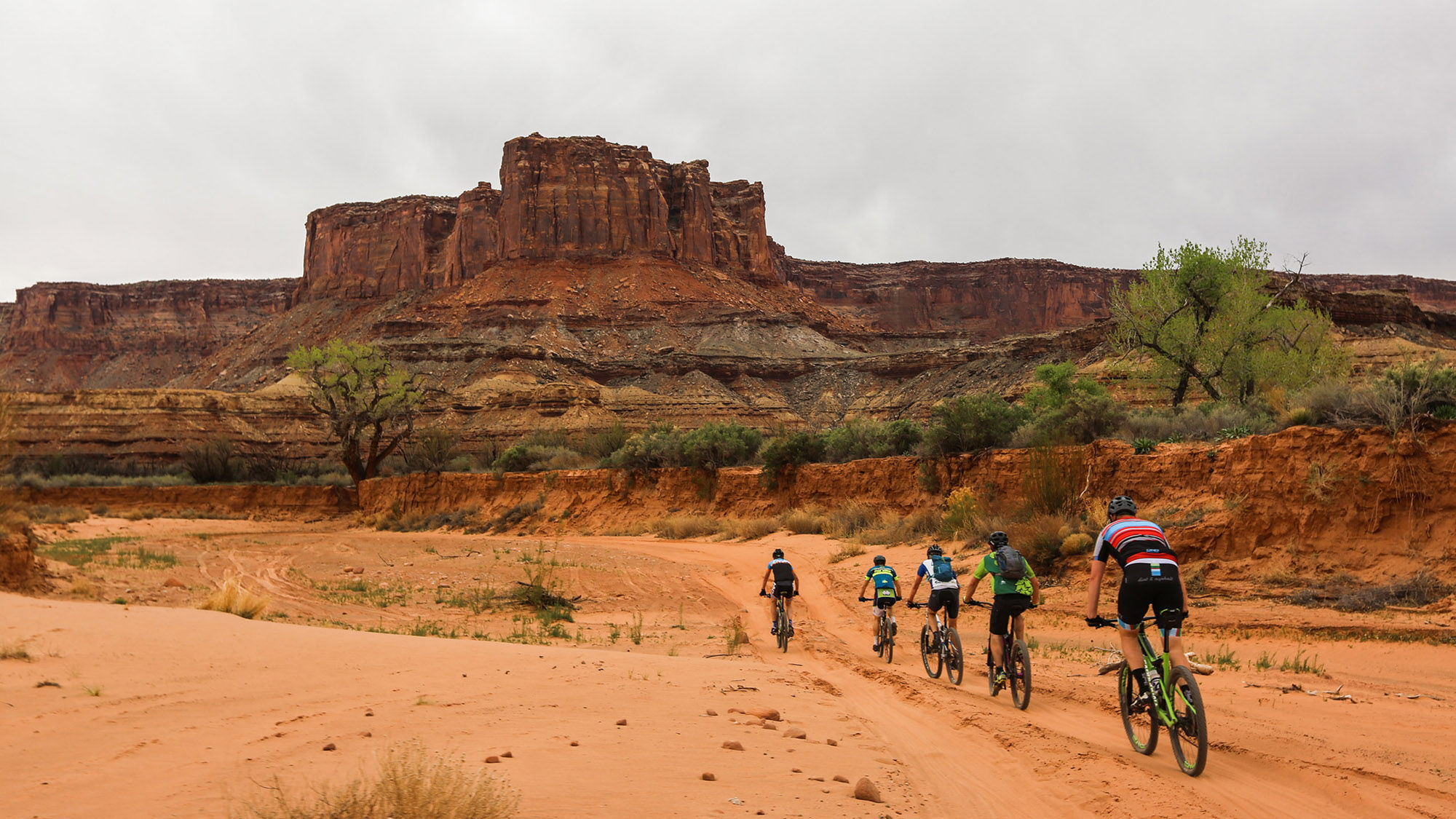 One of the companies featured getaways is a hiking and biking itinerary in Moab, Utah.