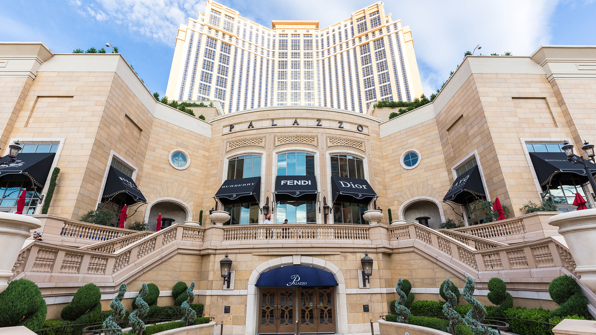 Weekday hotel bookings at the Palazzo have been suspended.