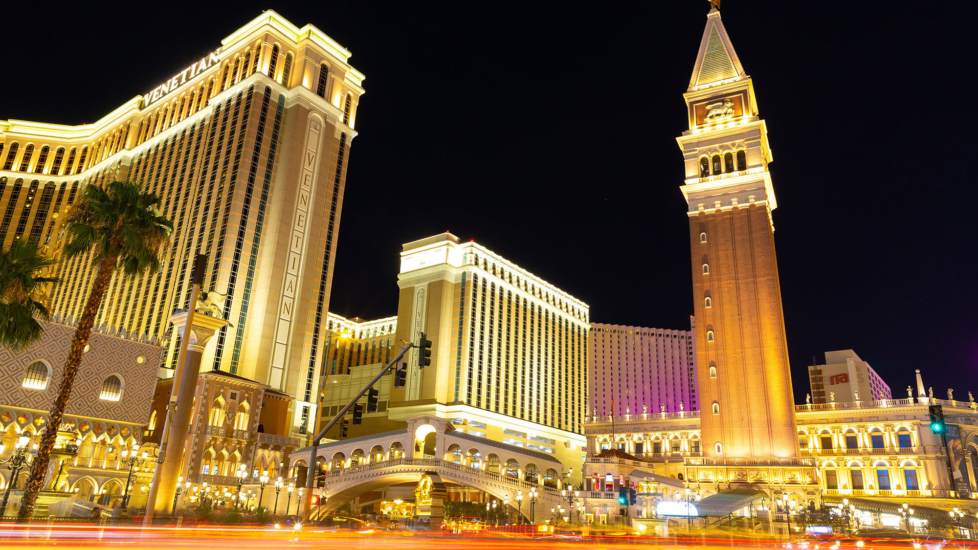 The Venetian in Las Vegas.