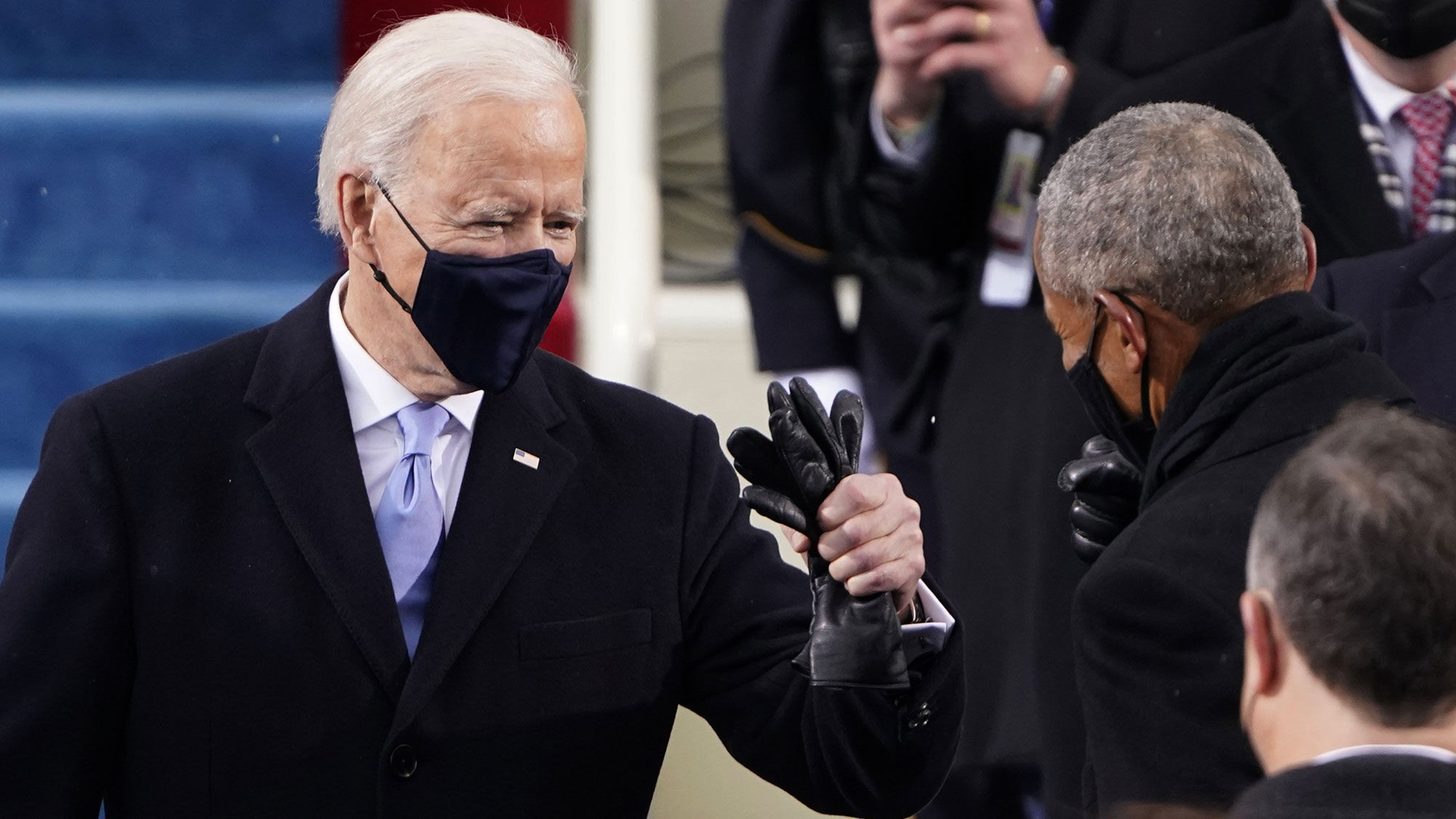 President Joe Biden at the inaugural on Wednesday. A new order would require masks on certain forms of travel.
