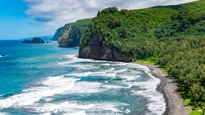 A beach on the Big Island of Hawaii.