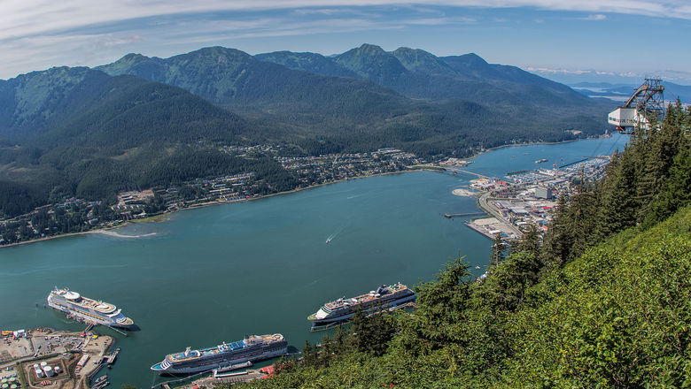 Cruise ships in Juneau, Alaska.