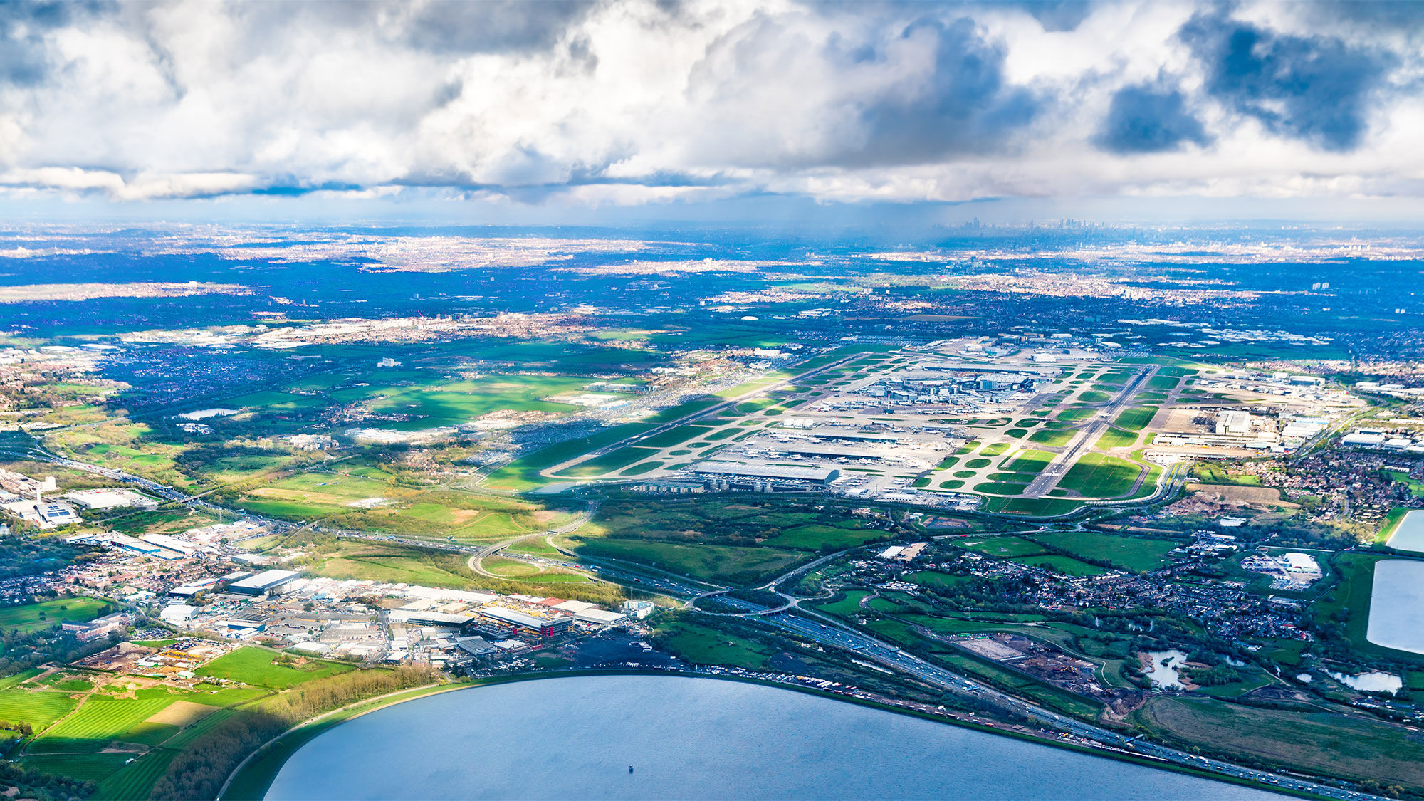 JetBlue will fly daily from New York to Heathrow, shown here, and Gatwick airports.