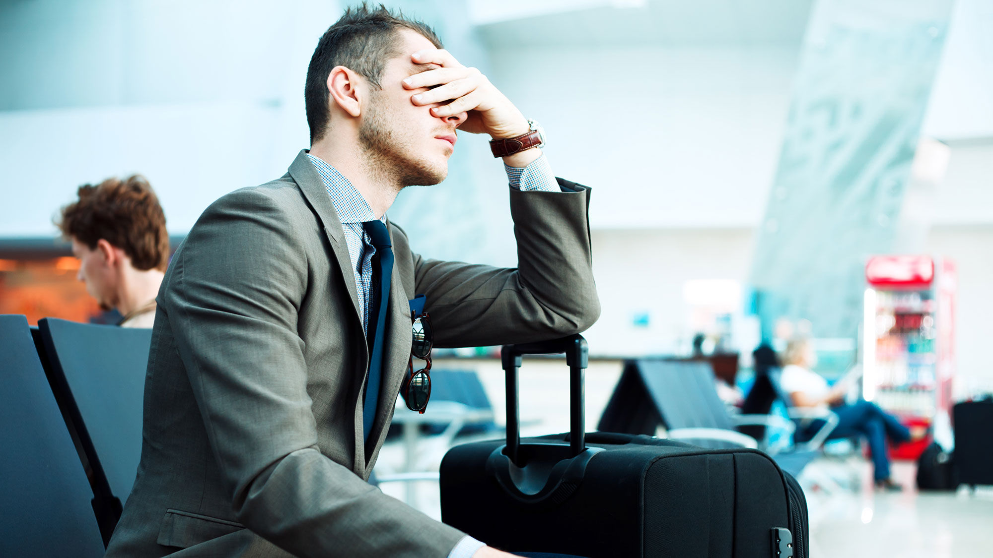 The average time spent to get to on a flight has increased substantially, especially for international travel.