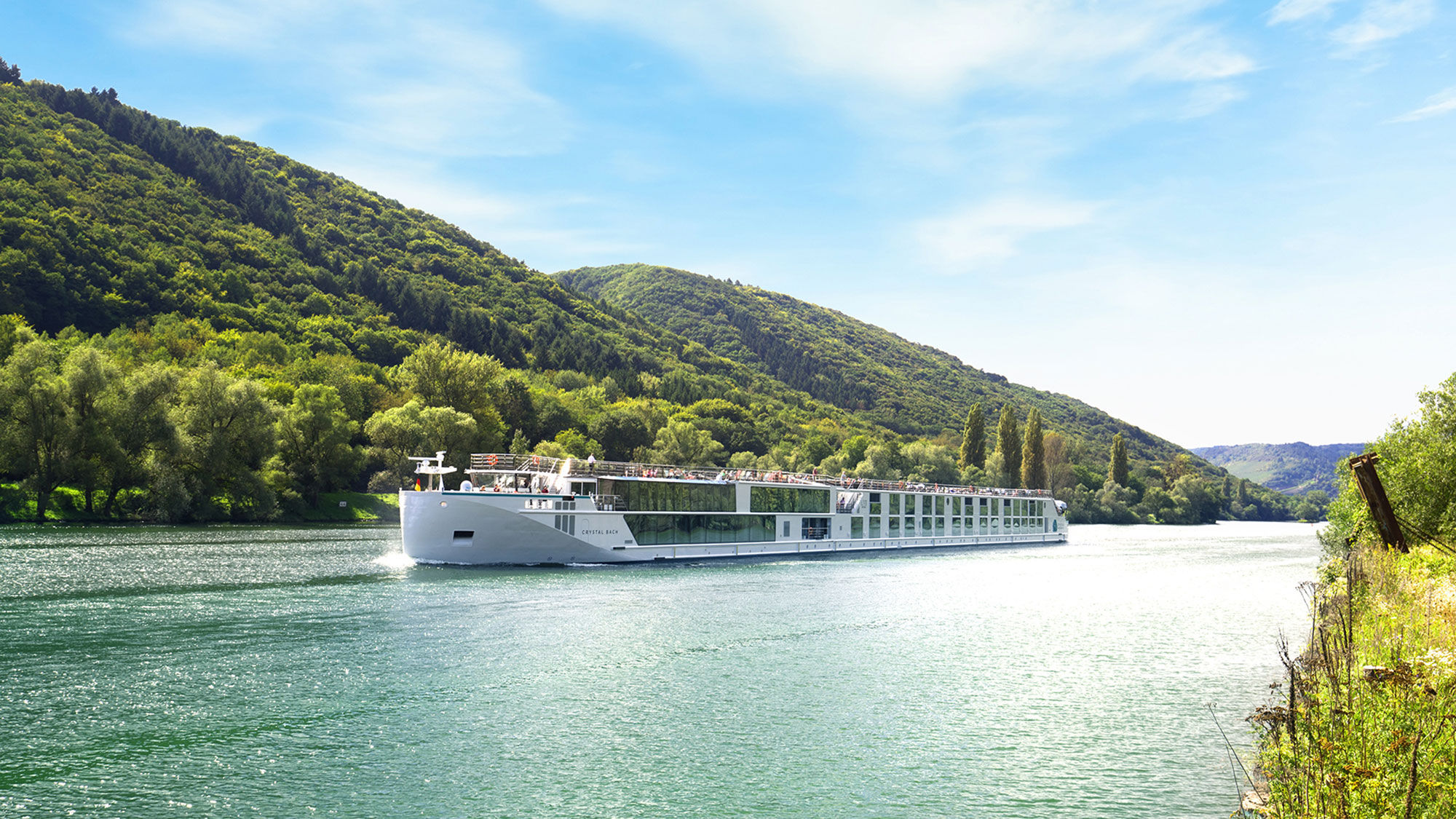 The Crystal Bach, one of the Crystal's four Rhine-class vessels, made its debut in 2017.