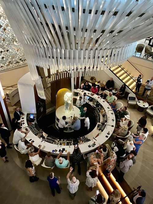 The Martini Bar was a popular spot.