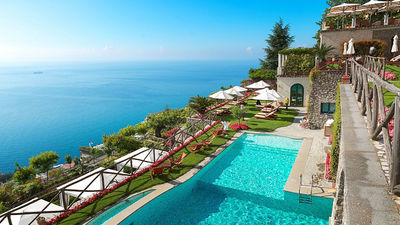 Palazzo Avino in Ravello, on Italy's Amalfi Coast, is in Querido's hotel collection.