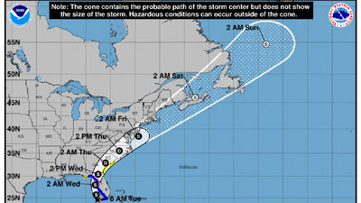 Elsa is the earliest "E" storm in the satellite reporting era dating back to 1966.