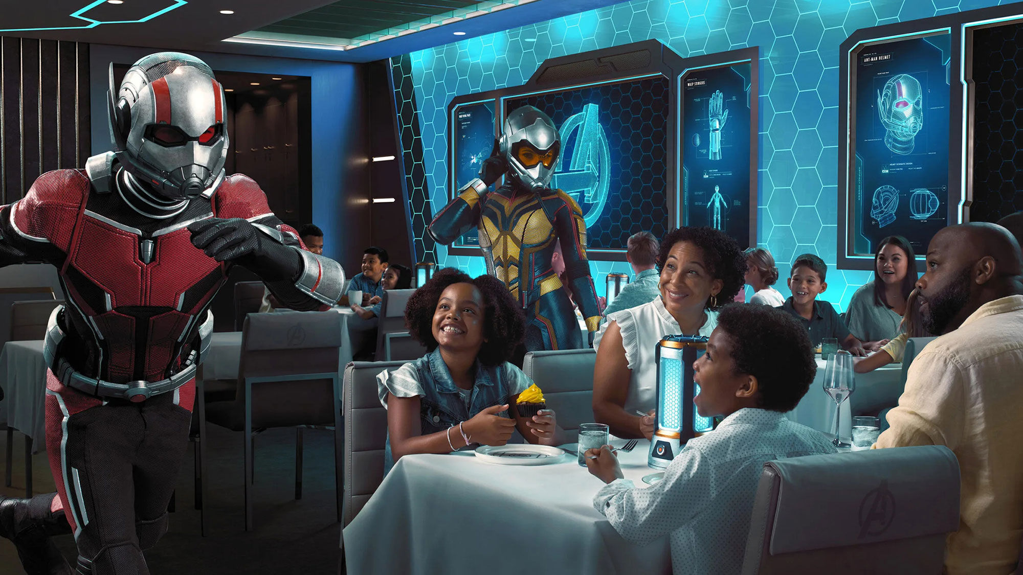 The Avengers: Quantum Encounter restaurant will star Ant-Man and the Wasp.