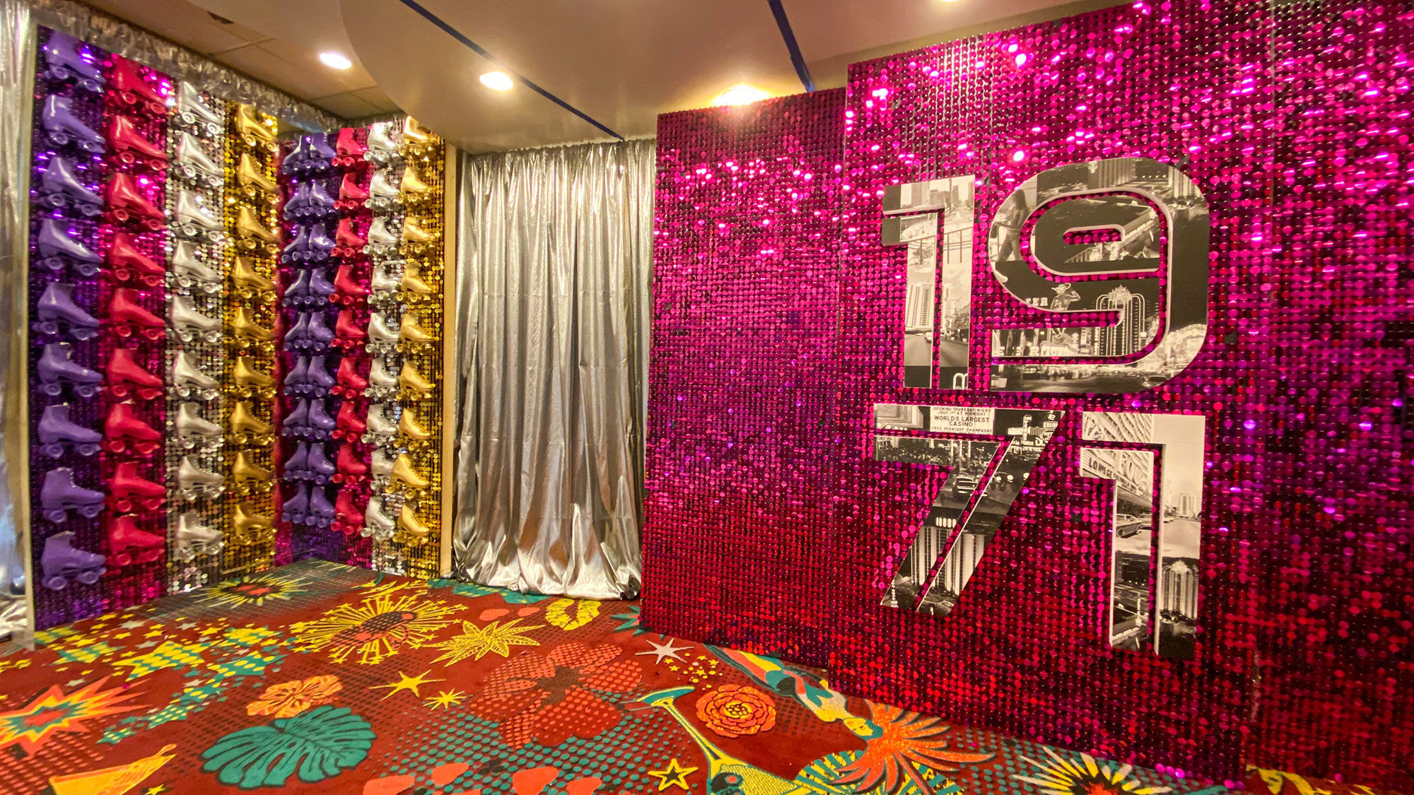 The Studio 71 photo space at the Plaza is an homage to the disco-era 1970s.