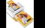 The Kodak Dock Plus Portable Photo Printer enables you to print photos instantly from your mobile devices via a Bluetooth connection. Fingerprint-proof and waterproof, each photo print, a 4 by 6-inch image, can be embellished with stickers, frames and filters with a free Kodak app compatible with IOS and Android devices.