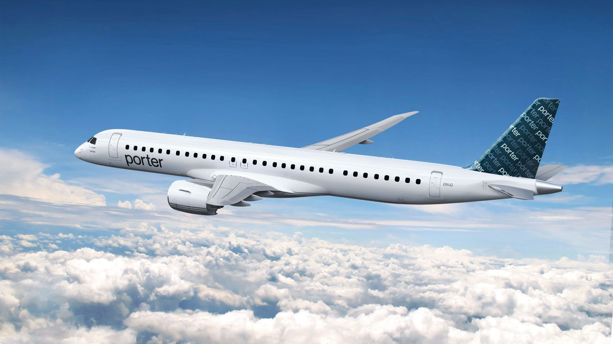 Porter Airlines has ordered 30 Embraer E195-E2 jets and has options for 50 more.