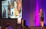 Tia Froehle of Alaska-Visit Anchorage tells GTM attendees there are more glaciers than traffic lights in Alaska.