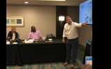 Clint Saint of Live Life African Safari Getaways explains the different regions of Africa and what types of travel they're known for during a Boardroom presentations.