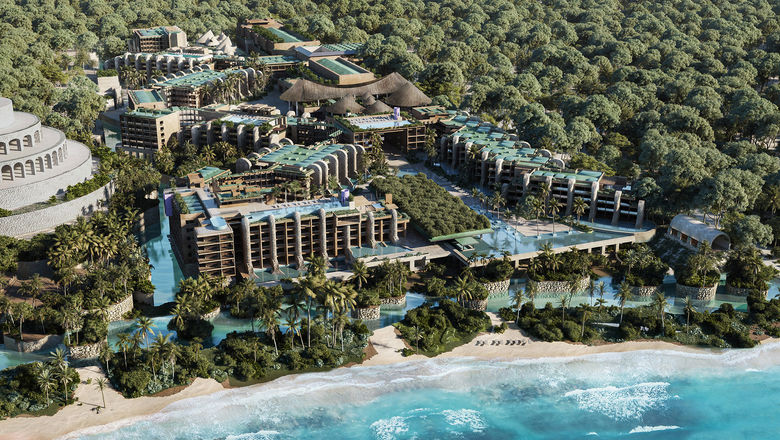The Hotel Xcaret Arte is the second hotel from Grupo Xcaret.