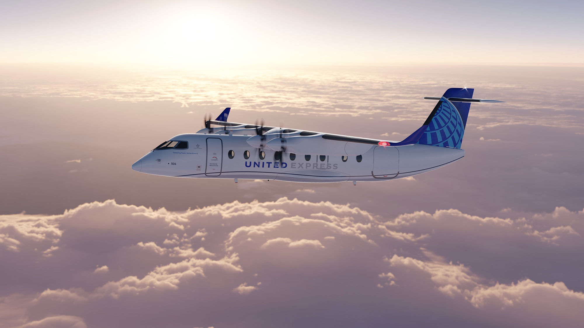 Heart Aerospace's electric plane for United would accommodate 19 passengers.