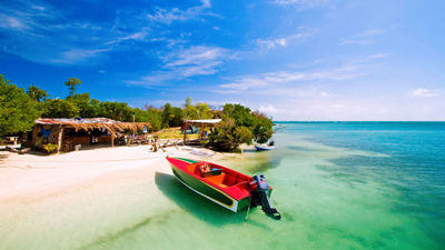 Hog Island Beach on Grenada