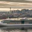 Royal Caribbean said 70% of the group's capacity this year is North America sailings. Pictured, the Serenade of the Seas in Seattle.