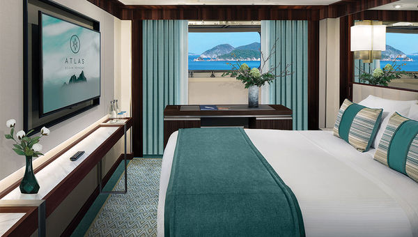 Atlas Ocean Voyages says its Solo Suites will be the industry's first with suite amenities, including butler service, when they debut in 2022. Atlas Ocean Voyages says its Solo Suites will be the industry's first with suite amenities, including butler service, when they debut in 2022.