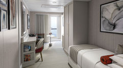 Solo cruisers in the coming years will find more cabins with balconies, a style once almost impossible to find; ocean views; and access to amenities like butler service. Oceania Cruises' Vista, set to debut in early 2023, will introduce Concierge Level Veranda Staterooms, the brand's first solo cabins.
