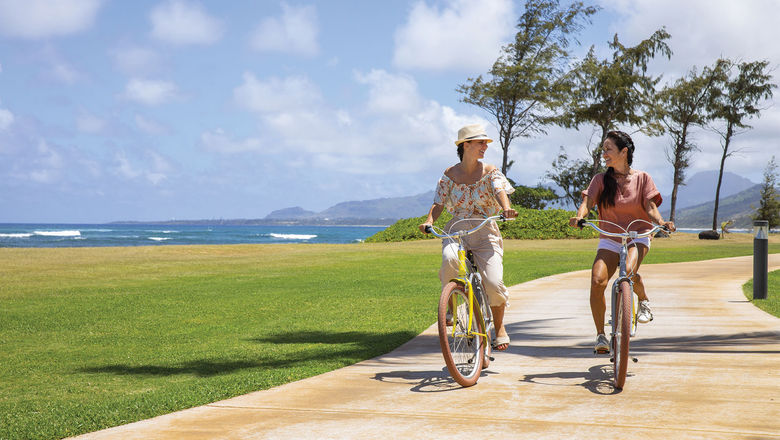 The Sheraton Kauai Coconut Beach Resort has responded to Hawaii's transportation challenges by bolstering its existing bike program.