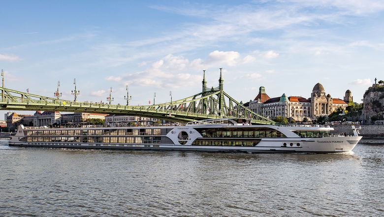 Riviera River Cruises' Thomas Hardy riverboat on Danube. The line is planning to rebrand in the U.S. to Riviera Travel and will offer more products.