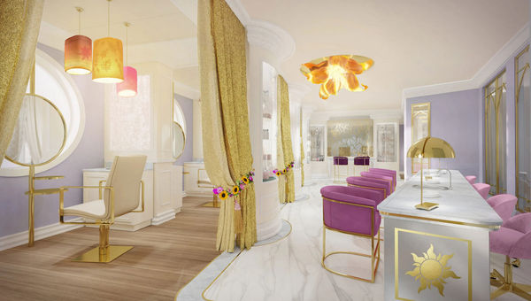 The Untangled Salon is inspired by Rapunzel.