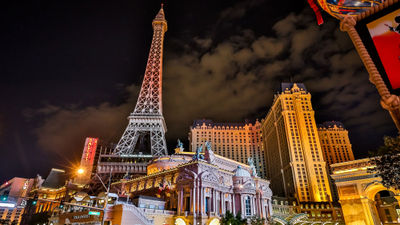 The Paris Las Vegas, one of Caesars Entertainment's hotels on the Las Vegas Strip.