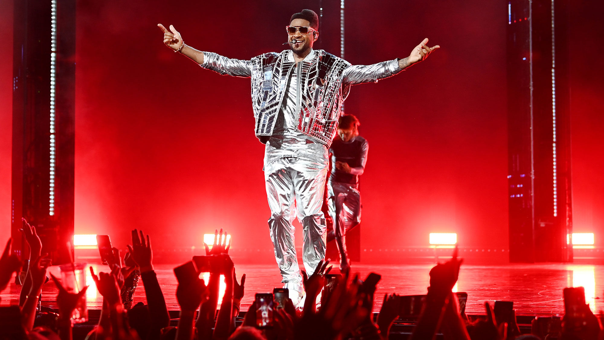 Usher, seen here at the Colosseum at Caesars Palace, will perform at the Lovers & Friends Festival in Las Vegas in May.