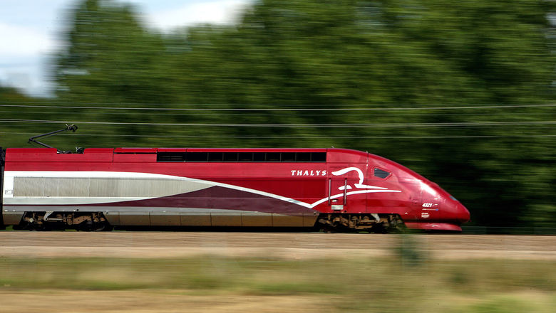 The Thalys high-speed train.