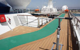 The ship's jogging track.