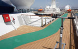 The ship's jogging track.