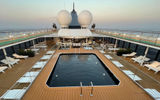 The World Navigator's pool deck.